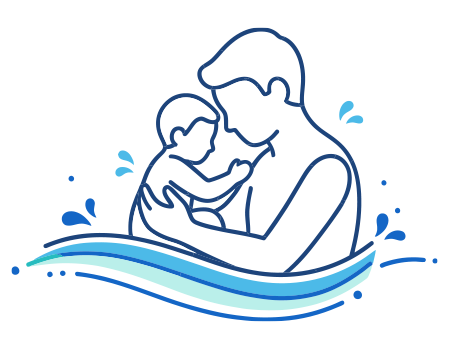 שחיית פעוטות בקרית גת בליווי מדריך מוסמך